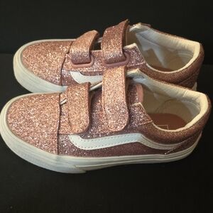 Vans Glittery Pink Kids Sneakers